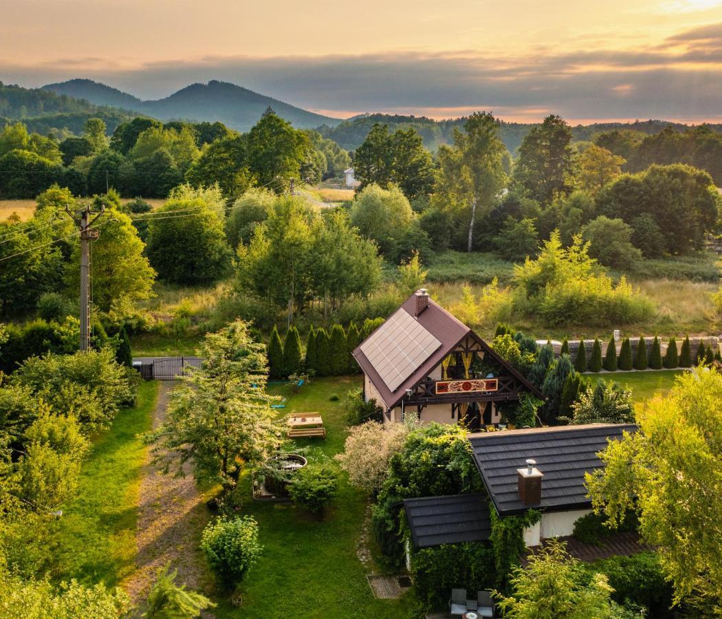 Smyrkowy Dom Z Kominkiem Z Goraca Balia Kolo Karpacza Janowice Wielkie Exterior photo