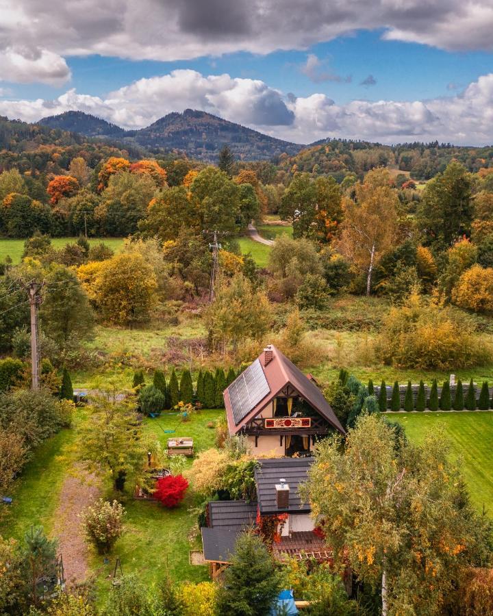 Smyrkowy Dom Z Kominkiem Z Goraca Balia Kolo Karpacza Janowice Wielkie Exterior photo