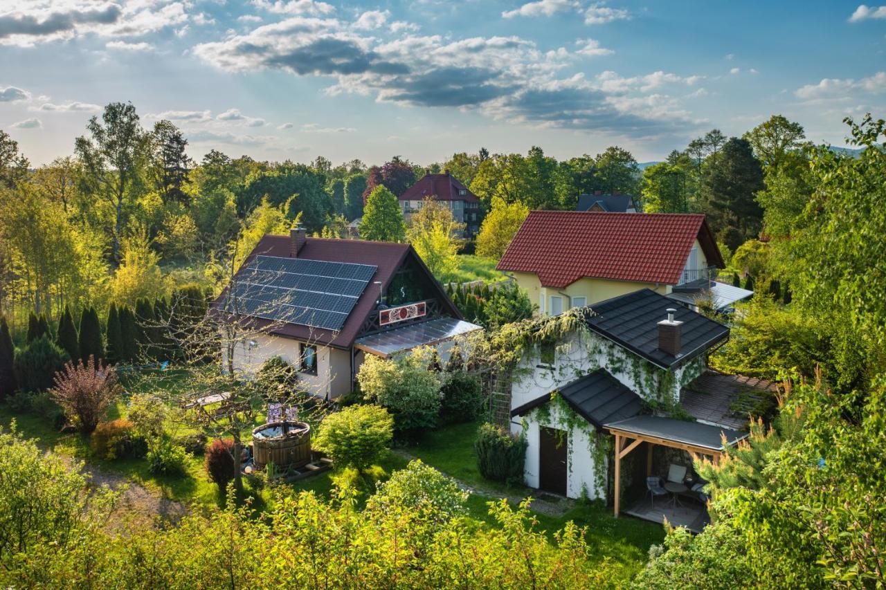 Smyrkowy Dom Z Kominkiem Z Goraca Balia Kolo Karpacza Janowice Wielkie Exterior photo